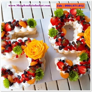 Bánh Sinh Nhật Chữ Cái & Số - RP23